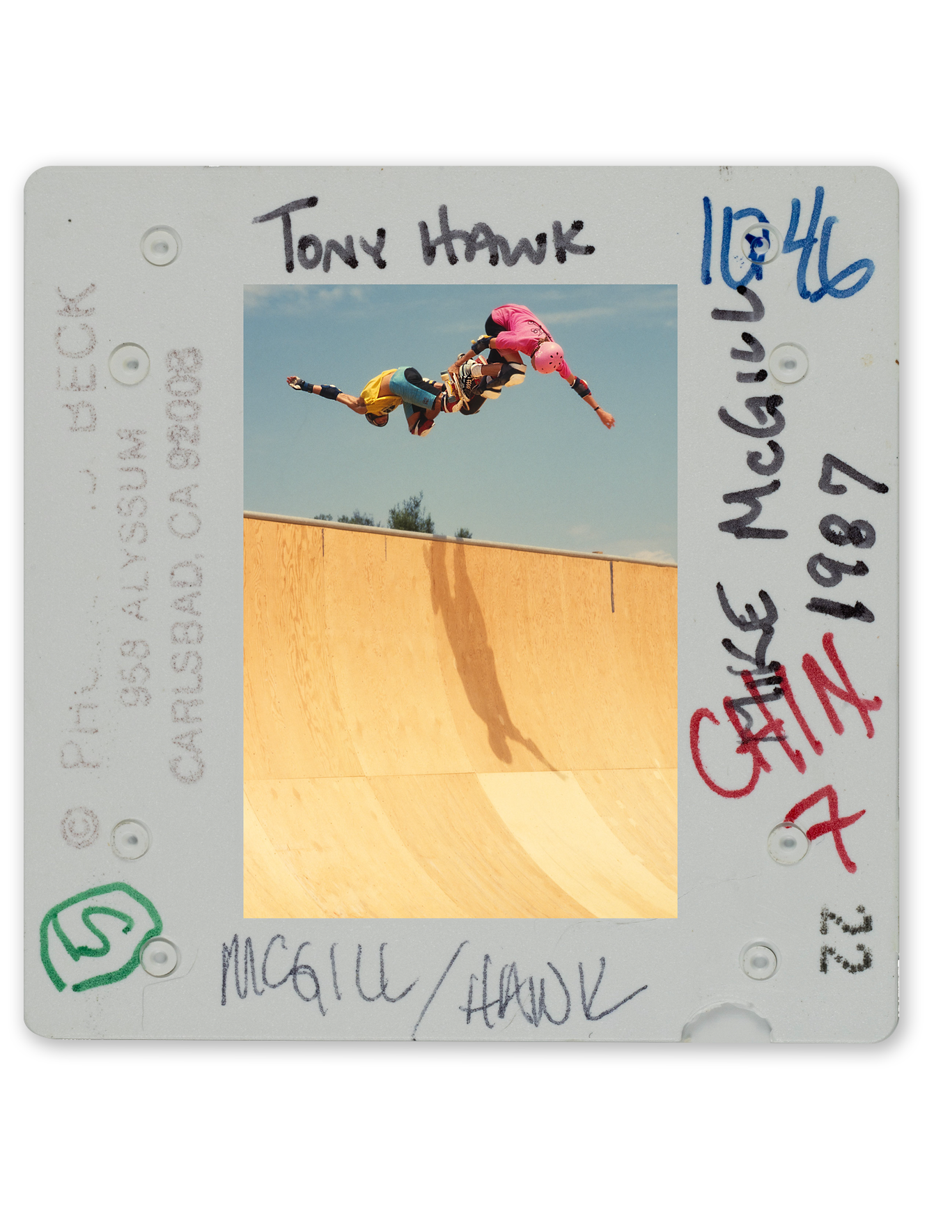 TONY HAWK & MIKE McGILL CHIN RAMP 1986