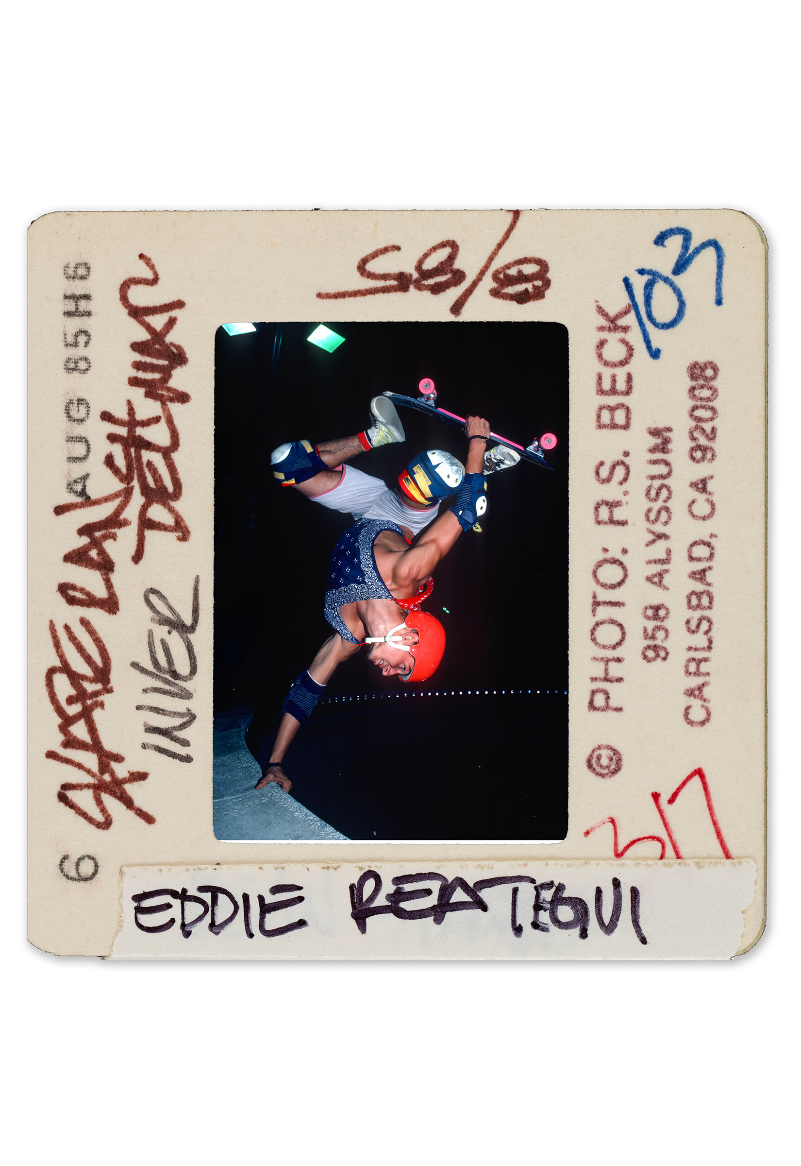 EDDIE REATEGUI, DEL MAR SKATE RANCH 1985