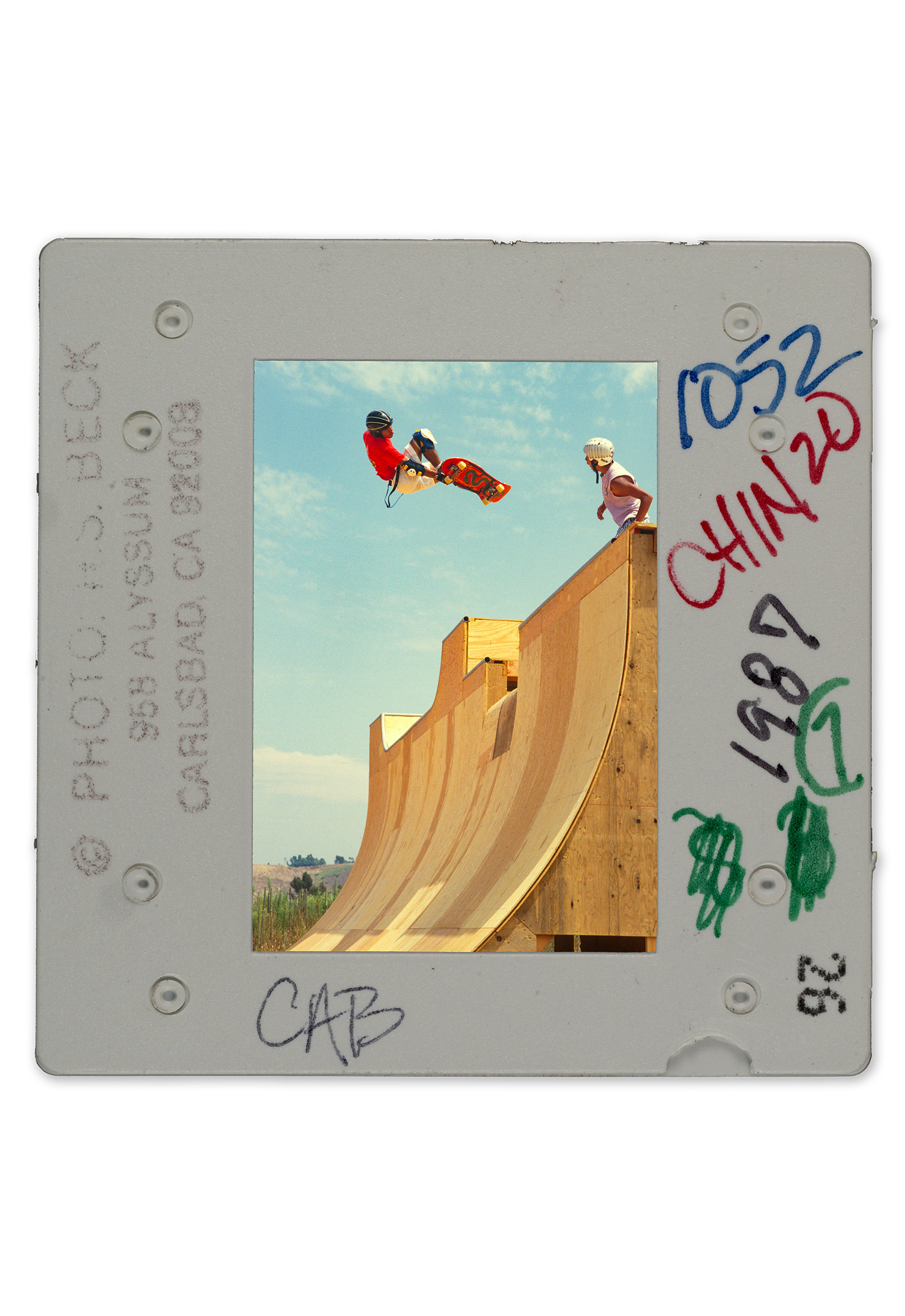 STEVE CABALLERO, CHIN RAMP 1986